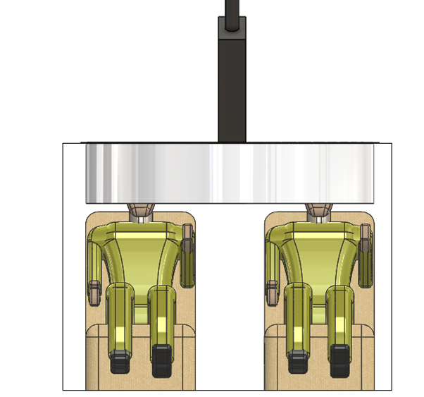 Drawing of bulkhead with zero head clearance